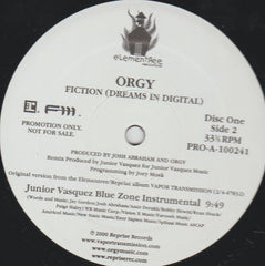 Orgy : Fiction (Dreams In Digital) (2x12", Promo)