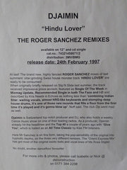Djaimin : Hindu Lover (12", Promo)