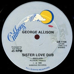 George Allison : Sister Love (12", 2nd)