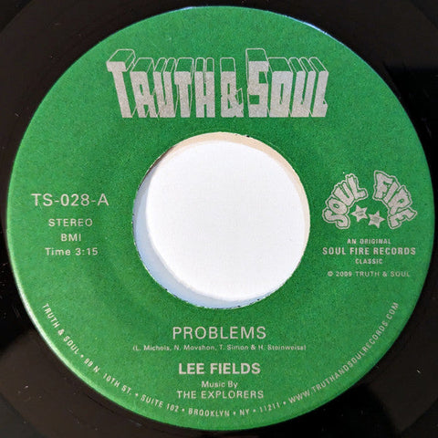 Lee Fields : Problems / Honey Dove (7", Single)