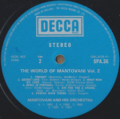 Mantovani And His Orchestra : The World Of Mantovani Vol. 2 (LP, Comp)