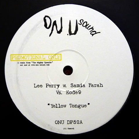 Lee Perry W. Samia Farah Vs. Kode9 : Yellow Tongue (12", Ltd, Promo)