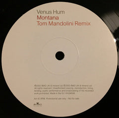 Venus Hum : Montana Promo 01 (12", Promo)
