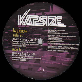 Joker (5) & Ginz (2) : Purple City (12")
