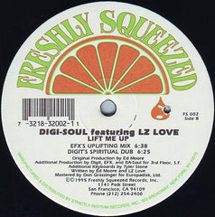 Digi-Soul Featuring LZ Love : Lift Me Up (12")