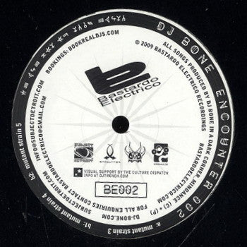 DJ Bone : Encounter 002 (12")