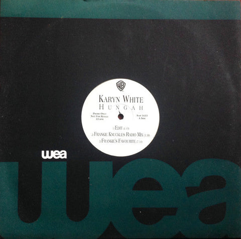 Karyn White : Hungah (12", Promo)