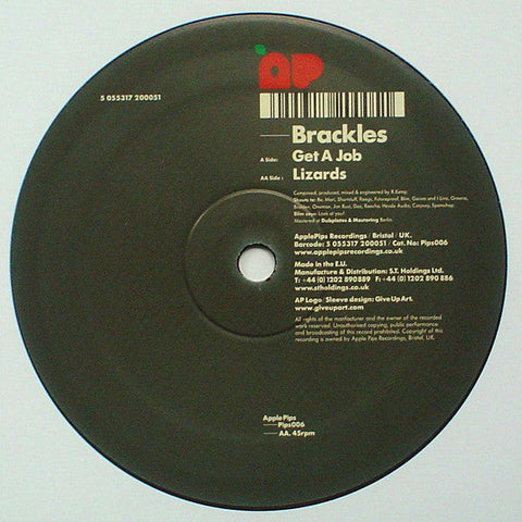 Brackles : Get A Job / Lizards (12")