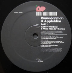 Ramadanman & Appleblim : Justify (12")