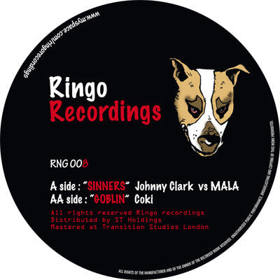 Johnny Clarke vs Mala (4) / Coki : Sinners / Goblin (12")