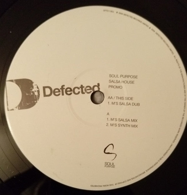 Soul Purpose (4) : Salsa House (12", Promo)