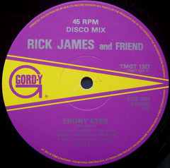 Rick James + Friend* : Ebony Eyes (12", Single)