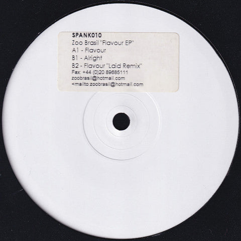 Zoo Brazil : Flavour EP (12", EP, W/Lbl, Sti)