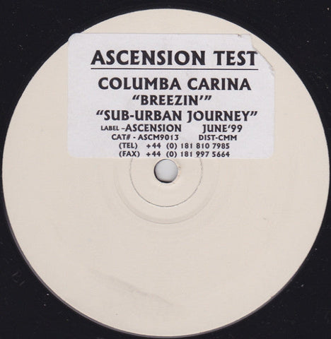 Columba Carina : Breezin' (12", TP, W/Lbl)