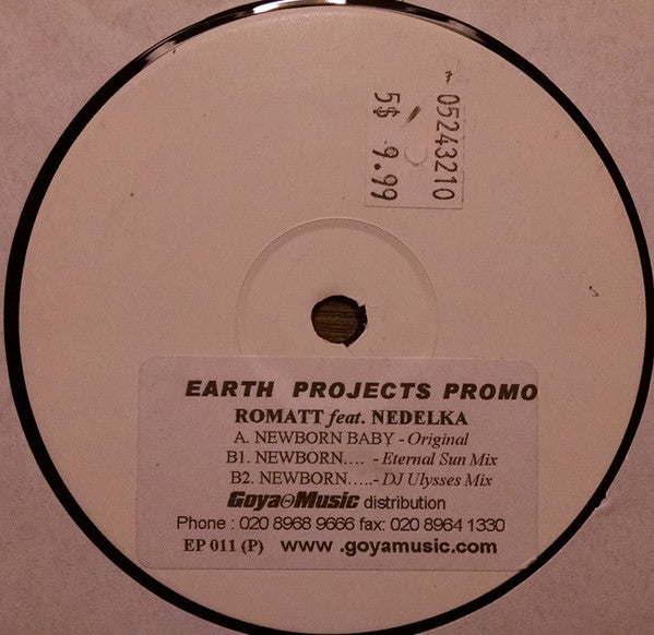 Romatt Featuring Nedelka Prescod : New Born Baby (12", Promo, W/Lbl, Sti)