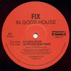 Fix (3) : In Gods House (12", Promo)