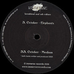 October : Elephants / Medium (12")