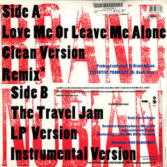 Brand Nubian : Love Me Or Leave Me Alone (12")
