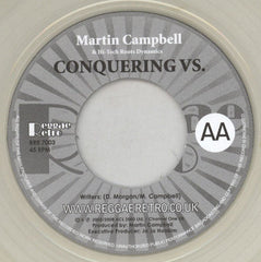 Derrick Morgan With Martin Campbell & Hi Tech Roots Dynamics : Conquering Ruler (7", Ltd, Num, Cle)