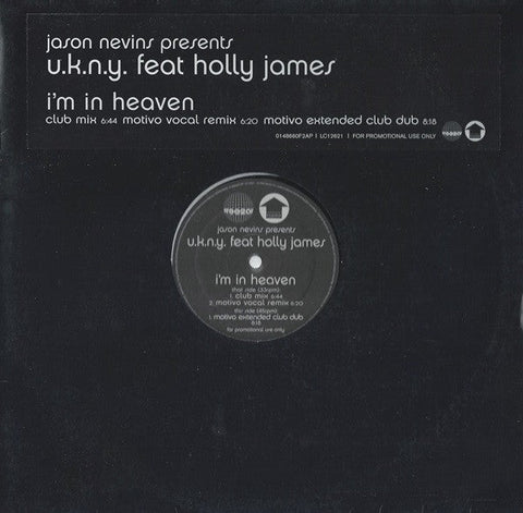 Jason Nevins Presents U.K.N.Y. Feat. Holly James : I'm In Heaven (12", Single, Promo)