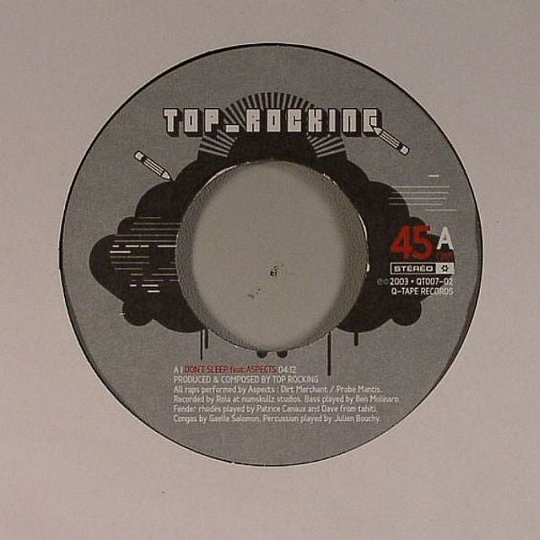 Top Rocking Feat. Aspects : Don't Sleep (7", Single)