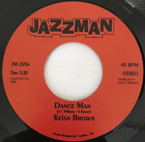 Keisa Brown And Liz Spraggins : Dance Man (7")