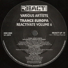 Various : Reactivate 6 - Trance Europa (2xLP, Comp)