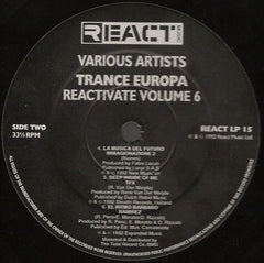 Various : Reactivate 6 - Trance Europa (2xLP, Comp)