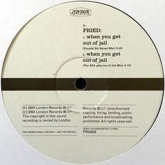 Fried : When You Get Out Of Jail (12", Promo)