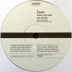 Fried : When You Get Out Of Jail (12", Promo)
