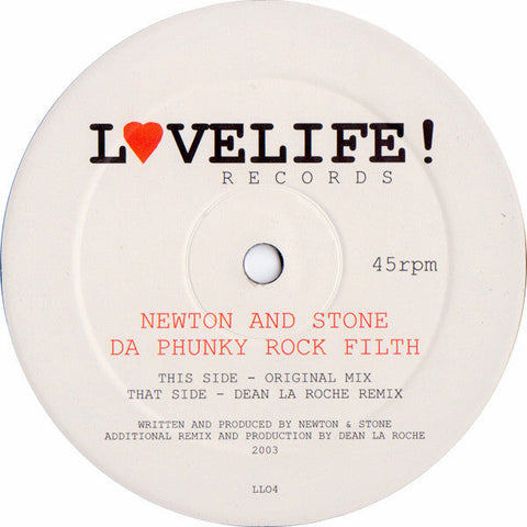 Newton & Stone : Da Phunky Rock Filth (12")