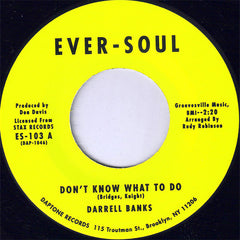 Darrell Banks : Don't Know What To Do (7", Single)