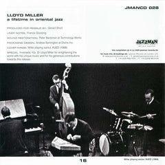 Lloyd Miller : A Lifetime In Oriental Jazz (CD, Comp)