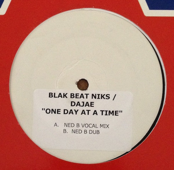 Blak Beat Niks : One Day At A Time (12", Promo, TP, W/Lbl)