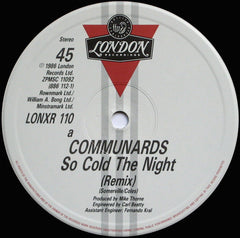 The Communards : So Cold The Night / The Multimix (12", Single)