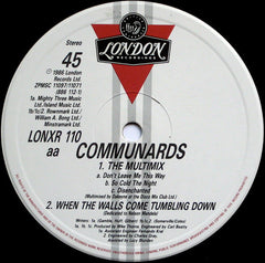 The Communards : So Cold The Night / The Multimix (12", Single)
