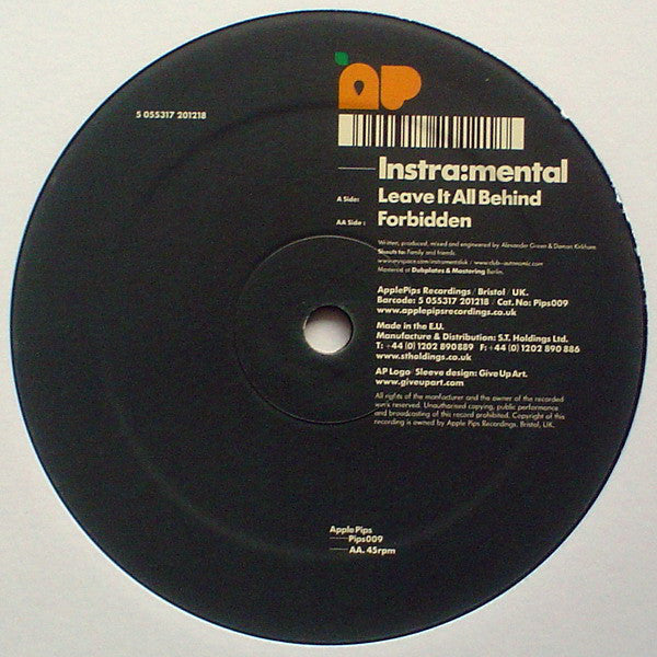 Instra:mental : Leave It All Behind / Forbidden (12")