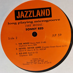 Sonny Red With Grant Green And Barry Harris (2) : The Mode (LP, Album, RE)
