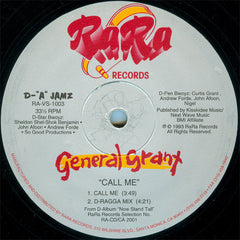 General Grant : Call Me (12")