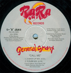General Grant : Call Me (12")