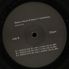Bedouin Ascent & Move D : Interference (12", EP, Ltd)