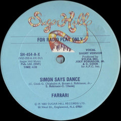Farrari : Simon Says Dance (12", Promo)