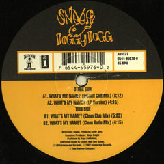 Snoop Dogg : What's My Name? (12", Single)