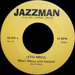 Letta Mbulu / Lorez Alexandria : What's Wrong With Groovin' / Send In The Clowns (7")
