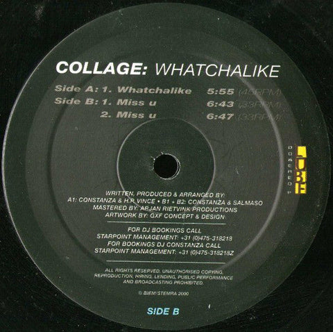 Collage : Whatchalike (12")