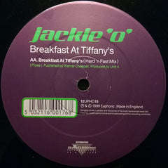 Jackie 'O' : When You're Gone / Breakfast At Tiffany's (12")