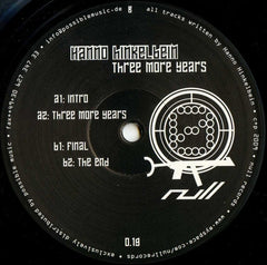 Hanno Hinkelbein : Three More Years (12")