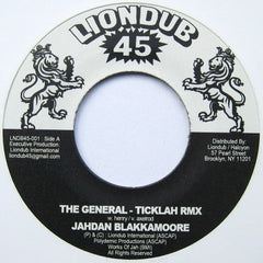 Jahdan Blakkamoore / Ticklah Vs. Victor Rice : The General (Ticklah Remix) / Elimination Game (7")