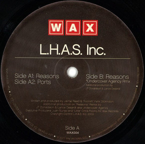 L.H.A.S. Inc. : Reasons / Ports (12")
