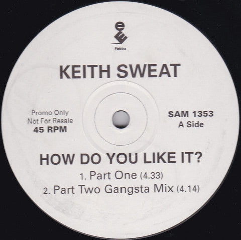 Keith Sweat : How Do You Like It? (12", Promo)